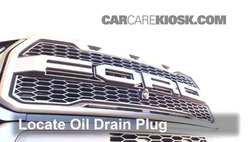 2017 Ford F-150 Raptor 3.5L V6 Turbo Crew Cab Pickup Huile Changer l'huile et le filtre à huile